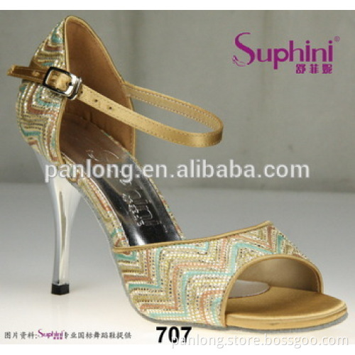 Rhinestone/Crystal /stone buckle standard dance shoes